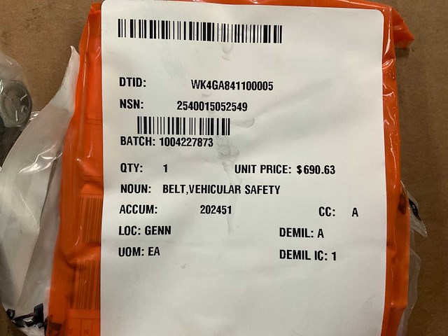 Vehicular safety belt - afbeelding 4 van  4