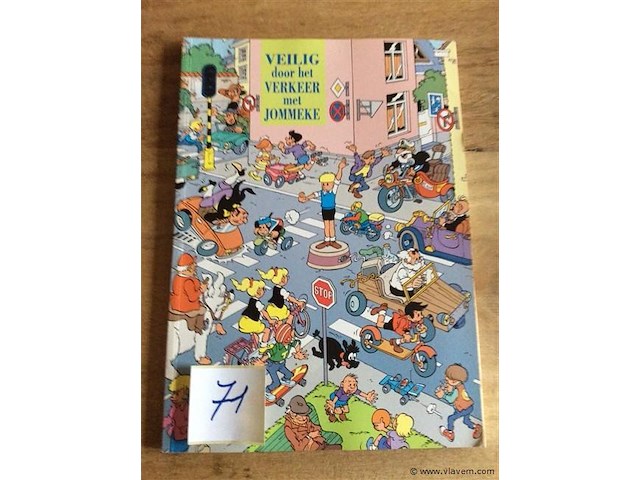 Veilig door het verkeer met jommeke onbeschreven - afbeelding 1 van  4