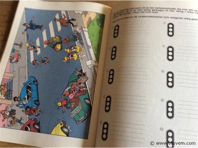 Veilig door het verkeer met jommeke onbeschreven - afbeelding 4 van  4