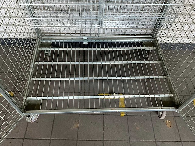 Veiligheids rolcontainer 120x80x85cm - afbeelding 5 van  6