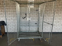 Veiligheids rolcontainer 120x80x85cm - afbeelding 3 van  6