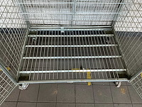 Veiligheids rolcontainer 120x80x85cm - afbeelding 2 van  3
