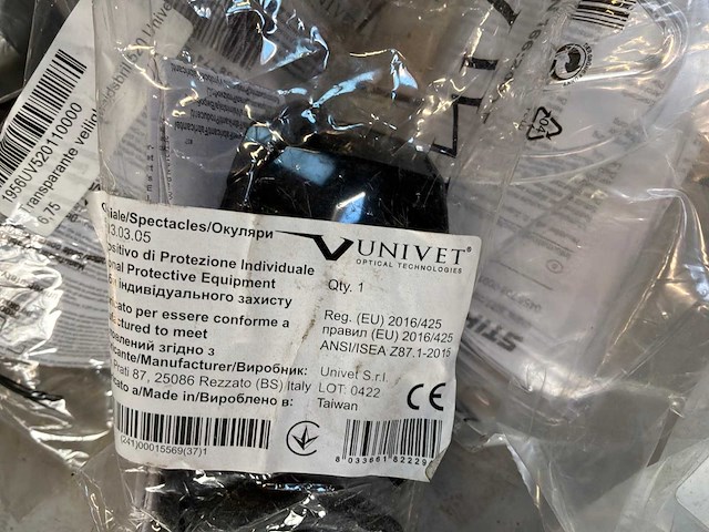 Veiligheidsbril (7x) - afbeelding 1 van  2