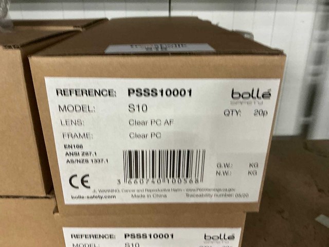 Veiligheidsbril s10 (140x) - afbeelding 3 van  3