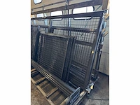 Veiligheidsgaaswand ca 10x3 meter v.v. 2 schuifdeuren - afbeelding 5 van  12