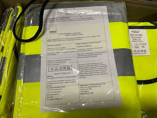 Veiligheidshesjes (100x) - afbeelding 4 van  4