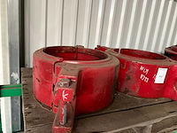 Veiligheidsklemmen voor boorpijpen of casing (4x) "elevators" - afbeelding 2 van  4