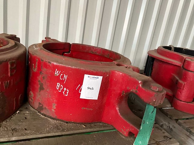 Veiligheidsklemmen voor boorpijpen of casing (4x) "elevators" - afbeelding 3 van  4