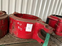 Veiligheidsklemmen voor boorpijpen of casing (4x) "elevators" - afbeelding 3 van  4