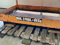 Veiligheidskooi voor vorkheftruck 2 pers./80kg