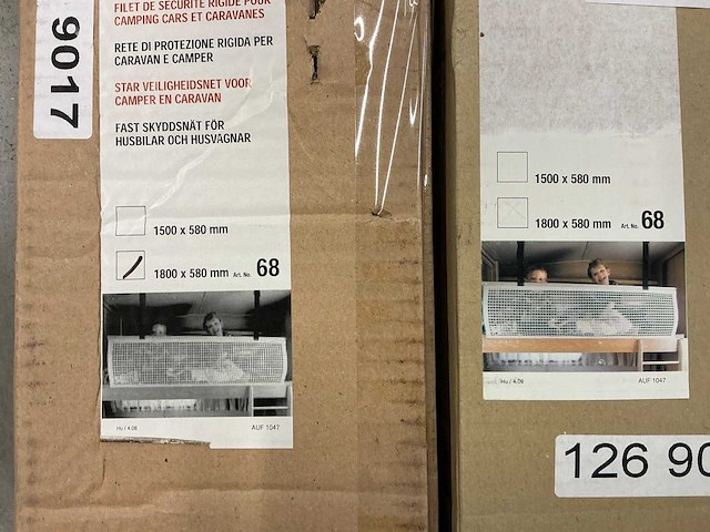 Veiligheidsnet 1800x580 mm (2x) - afbeelding 3 van  4