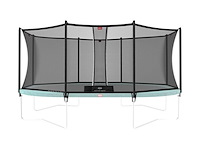 Veiligheidsnet, rechthoekig berg, comfort 520 x 345, zwart - afbeelding 1 van  3