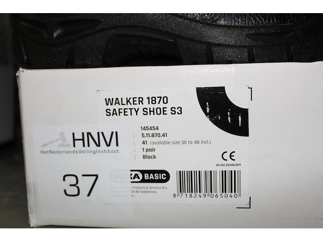 Veiligheidsschoen oxxa basic walker 1870 maat 41 - afbeelding 2 van  2
