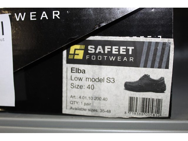 Veiligheidsschoen sweet footwear elba model s3 maat 40 - afbeelding 2 van  2