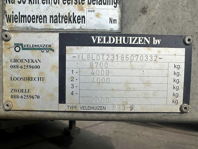 Veldhuizen - 2023 - p33-2 - heftruck oplegger - afbeelding 12 van  12