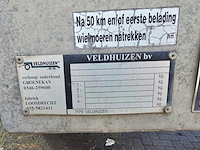 Veldhuizen - be dieplader lage vloer, schuifdak, luchtvering en klep - be oplegger