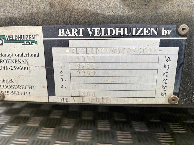 Veldhuizen p33-2 kuipdieplader - afbeelding 15 van  15