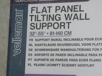 Velleman kantelbare muurbeugel voor flatscreens - afbeelding 2 van  3