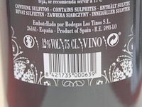 Velo vino joven rode wijn - 70 cl - winkelverkoopprijs € 5.95 - afbeelding 3 van  3