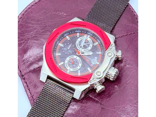 Velocitech grand prix 'hockenheim circuit' chronograaf herenhorloge - afbeelding 1 van  8