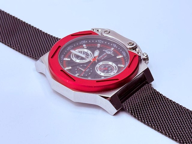 Velocitech grand prix 'hockenheim circuit' chronograaf herenhorloge - afbeelding 4 van  8
