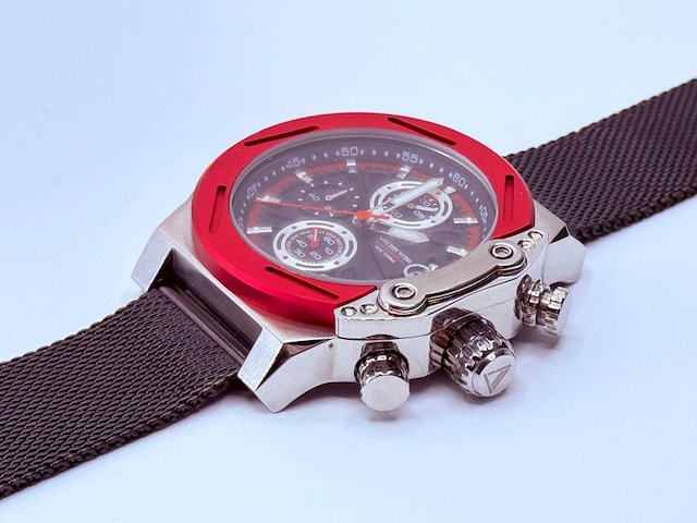 Velocitech grand prix 'hockenheim circuit' chronograaf herenhorloge - afbeelding 5 van  8
