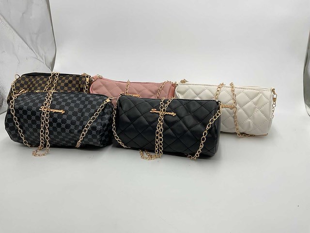 Veloura cylin handtas (95x) - afbeelding 1 van  15