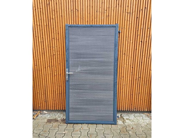 Velufence - composiet & staal tuinpoort - afbeelding 1 van  2