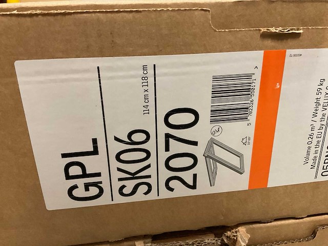 Velux gpl sk06 2070 114x118cm uitzetdakraam - afbeelding 4 van  5