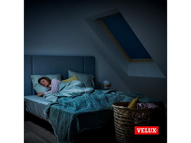 Velux origineel verduisterend rolgordijn (dkl), zilveren wit - afbeelding 2 van  5