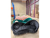 Velvet bank zwart - afbeelding 1 van  1