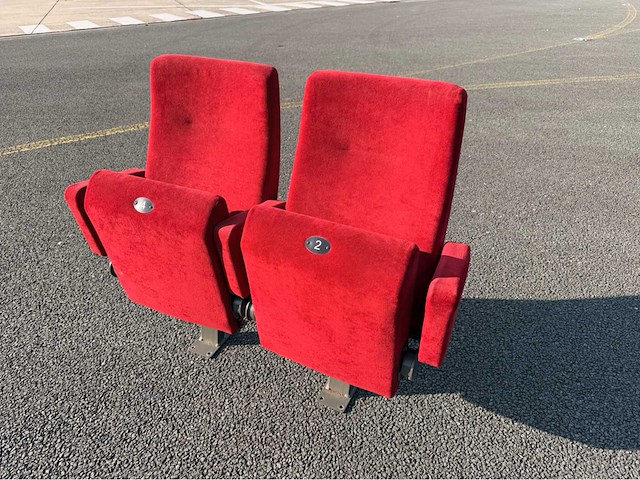 Velvet love seat theaterstoel - afbeelding 2 van  6