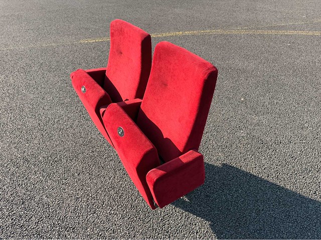 Velvet love seat theaterstoel - afbeelding 3 van  6