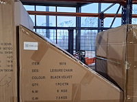 Velvet round chair black, sanderz, black, 2025 - afbeelding 2 van  2