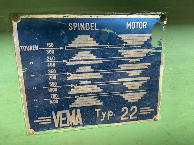 Vema 22 kolomboormachine - afbeelding 2 van  6