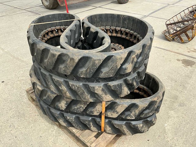 Vematrack rubbertrack 400x72.5x76w band, wiel en velg - afbeelding 3 van  8
