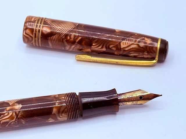 Vendex ideal junior vulpen met 14kt gouden nib - afbeelding 7 van  9
