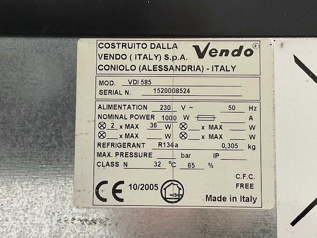 Vendo - vdi 585 - drank en snoepautomaat - afbeelding 4 van  9