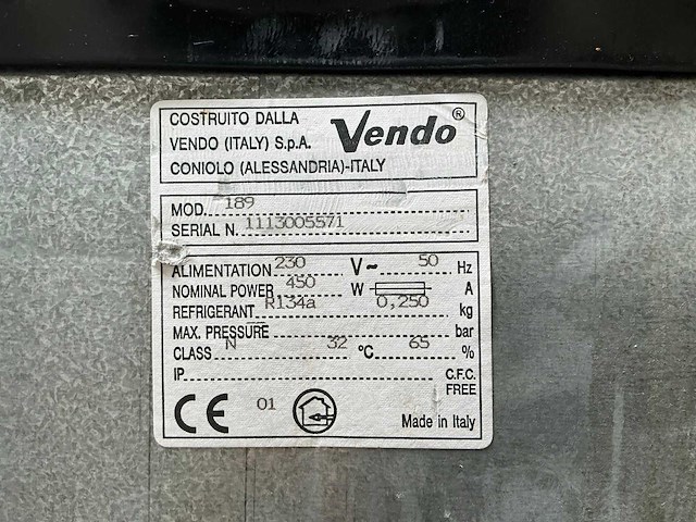 Vendo sve 189 frisdrank verkoopautomaat - afbeelding 7 van  7