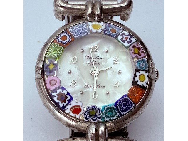 Venetian glass san marco dameshorloge - afbeelding 2 van  8