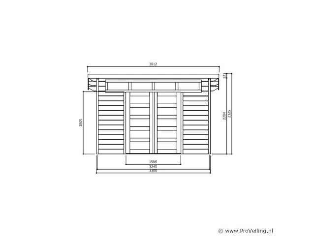 Venezia tuinhuis - afbeelding 2 van  3