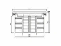 Venezia tuinhuis - afbeelding 2 van  3