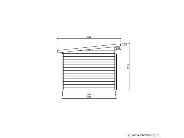 Venezia tuinhuis - afbeelding 3 van  3