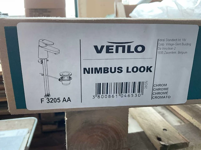 Venlo - nimbus look - f3205aa - wastafelmengkraan met waste - afbeelding 5 van  5