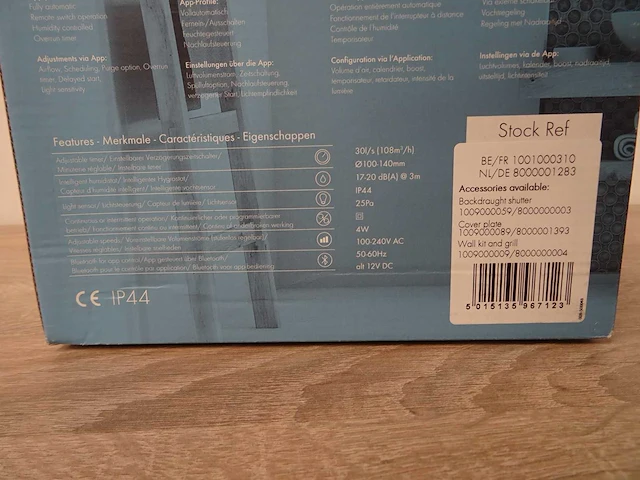 Vent-axia - svara - badkamerventilator - afbeelding 2 van  2