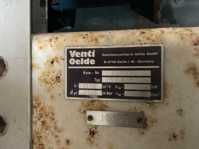 Vente oelde centrifugaalventilator - afbeelding 5 van  5