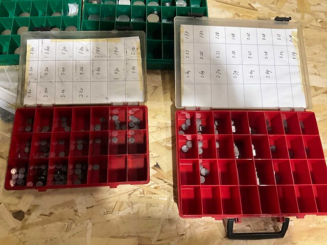 Ventiel shims / klepverstelling assortiment o.a. peugeot, renault, volvo - afbeelding 4 van  4