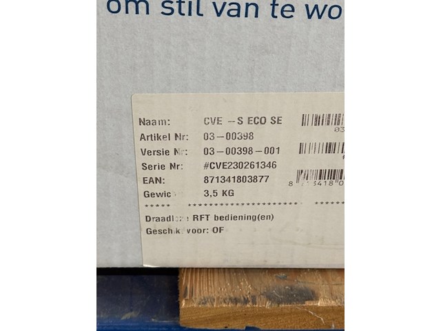 Ventilatie box itho daalderop, cve - afbeelding 2 van  3