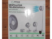Ventilator ca 20 cm inklapbaar op telescopische voet - afbeelding 2 van  3