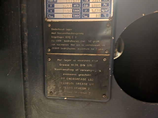 Ventilator, pollrich, vr50s10cour0630rg360mgg4, 1995 - afbeelding 8 van  8